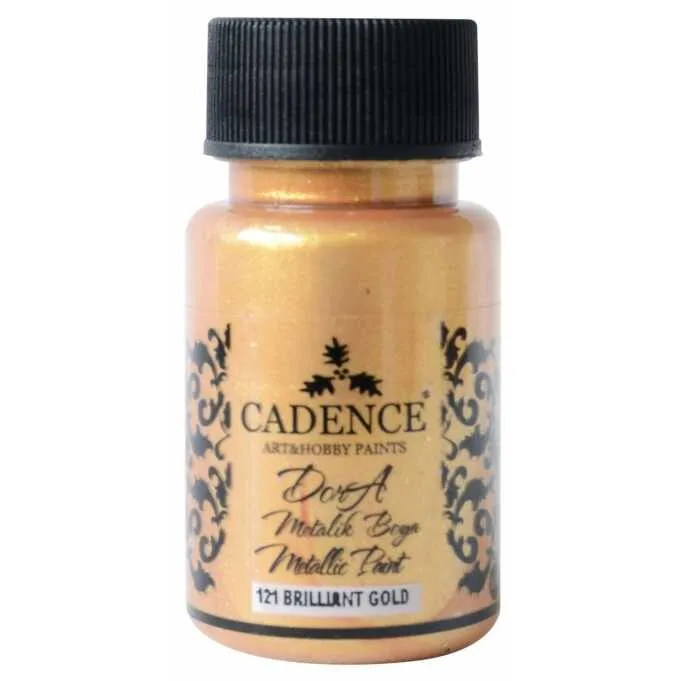 Cadence Dora Metalik - 121:BRİLLİANT GOLD 50ml