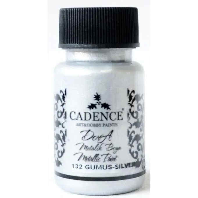 Cadence Dora Metalik - 132:GÜMÜŞ 50ml