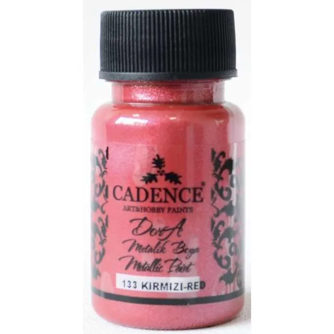 Cadence Dora Metalik - 133:KIRMIZI 50ml