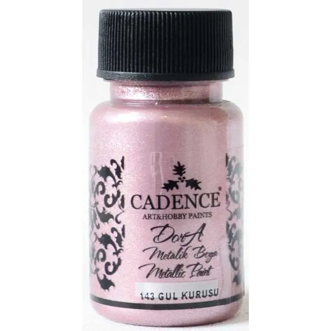 Cadence Dora Metalik - 143:GÜL KURUSU 50ml