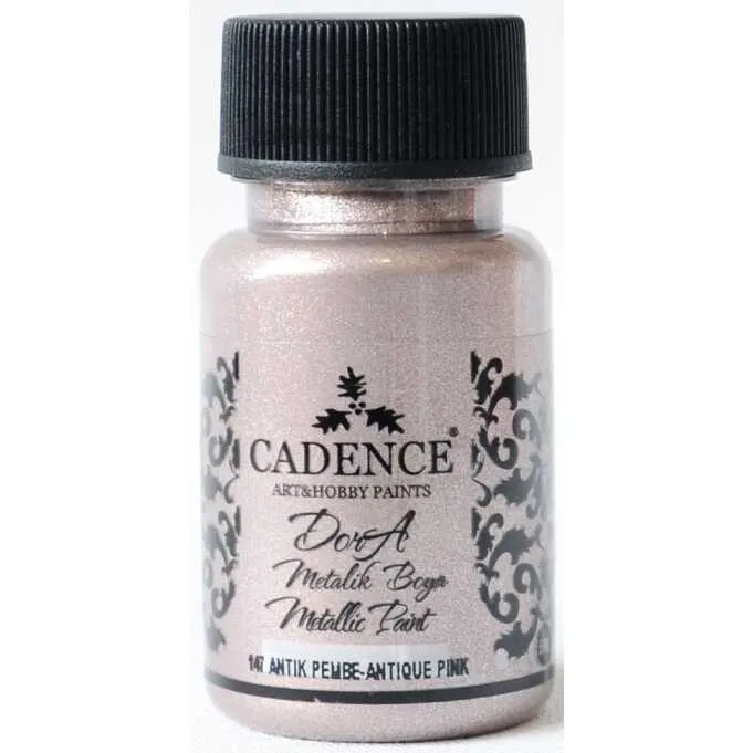 Cadence Dora Metalik - 147: ANTİK PEMBE 50ml