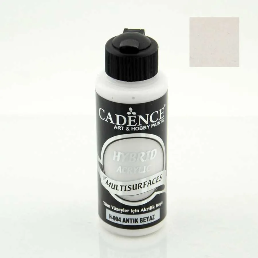 Cadence Hybrid Multisurfaces Akrilik Boya – H004:ANTİK BEYAZ 120ml