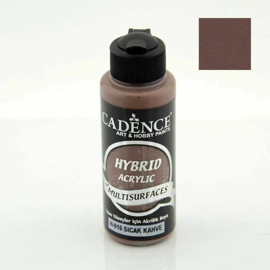 Cadence Hybrid Multisurfaces Akrilik Boya – H016:SICAK KAHVE 120ml