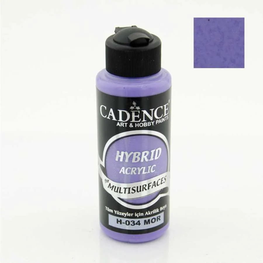 Cadence - Cadence Hybrid Multisurfaces Akrilik Boya – H034:MOR 120ml