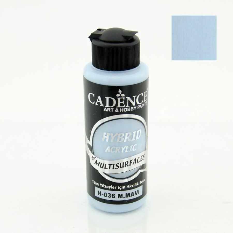 Cadence Hybrid Multisurfaces Akrilik Boya – H036:M,MAVİ 120ml