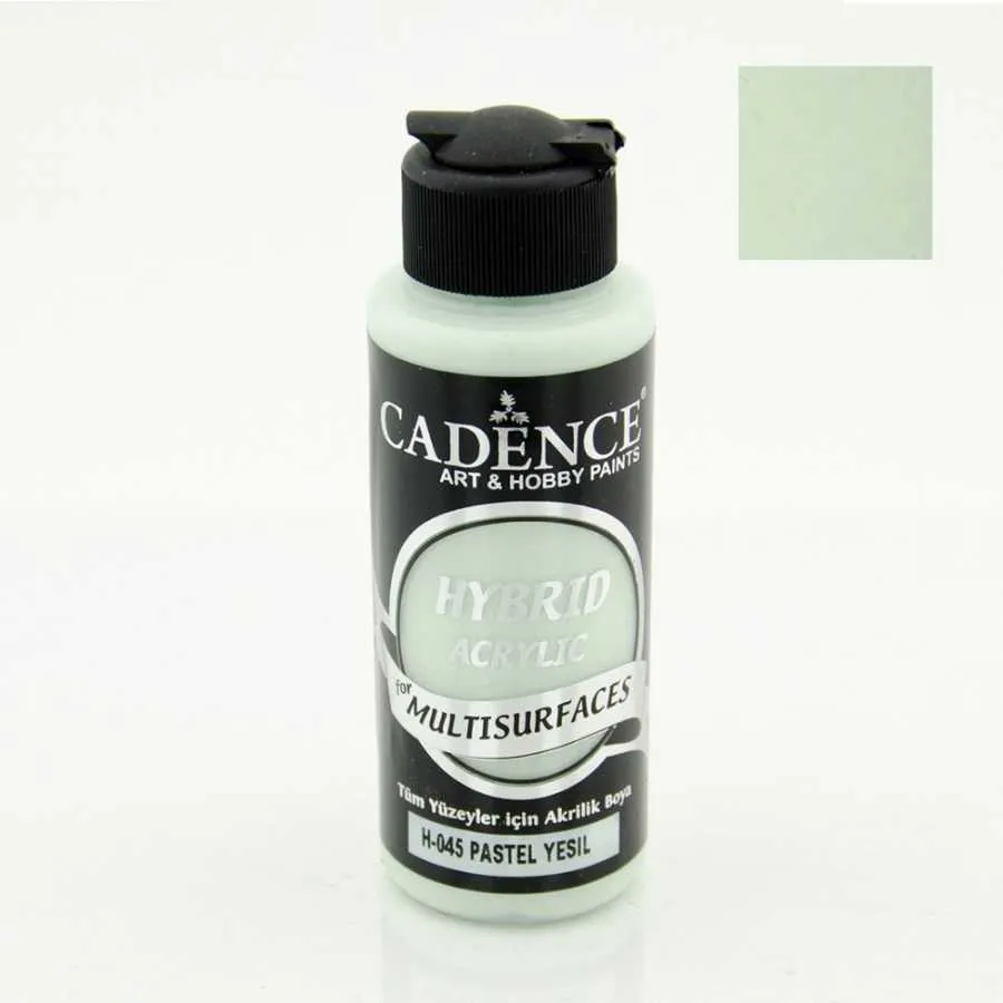 Cadence - Cadence Hybrid Multisurfaces Akrilik Boya – H045:PASTEL YEŞİLİ 120ml