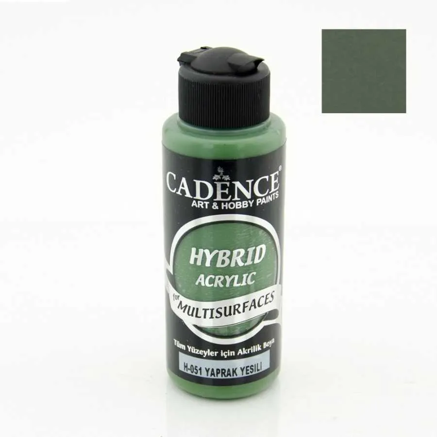 Cadence Hybrid Multisurfaces Akrilik Boya – H051:YAPRAK YEŞİLİ 120ml